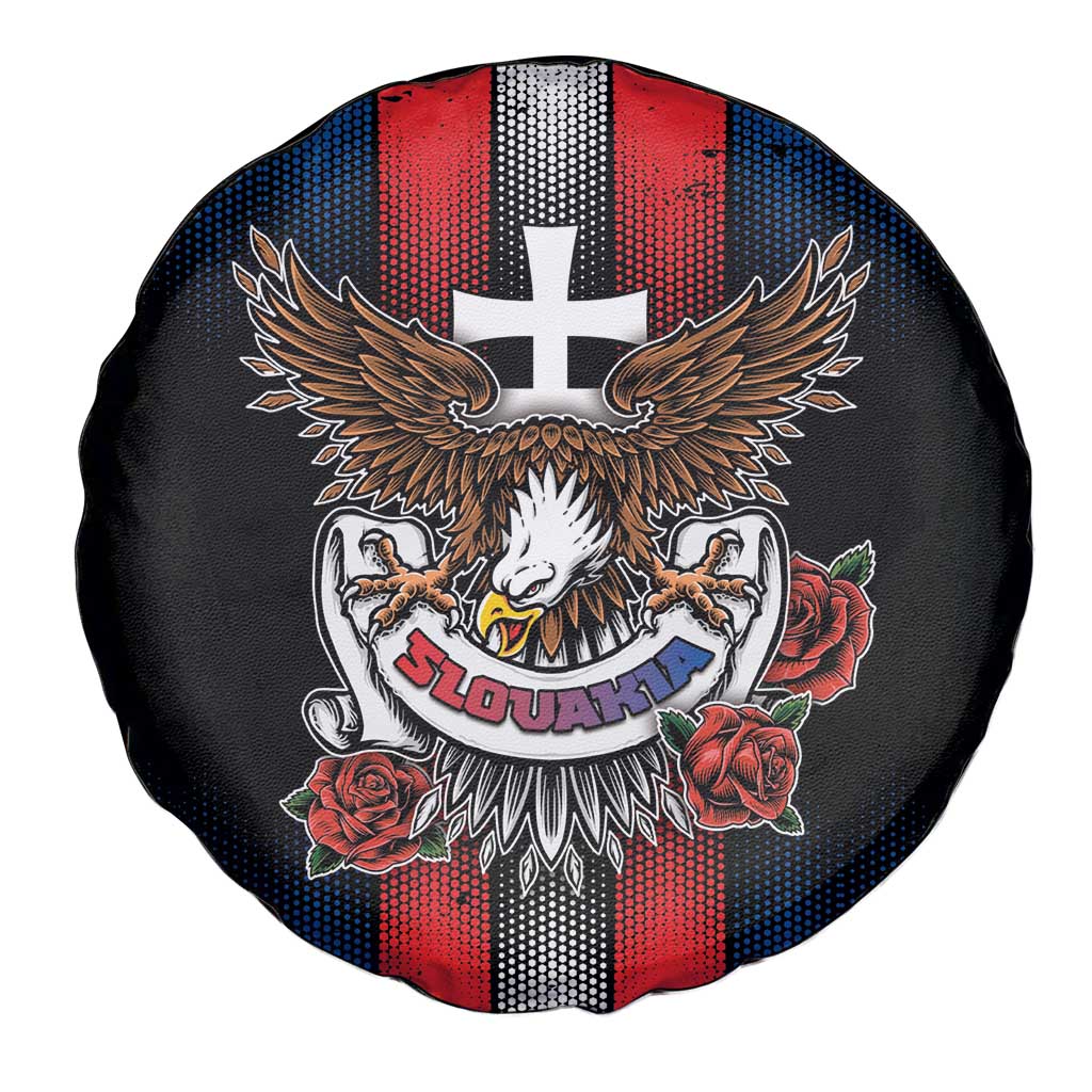 Slovakia Spare Tire Cover The Eagle Double Cross Symbol - Wonder Print Shop