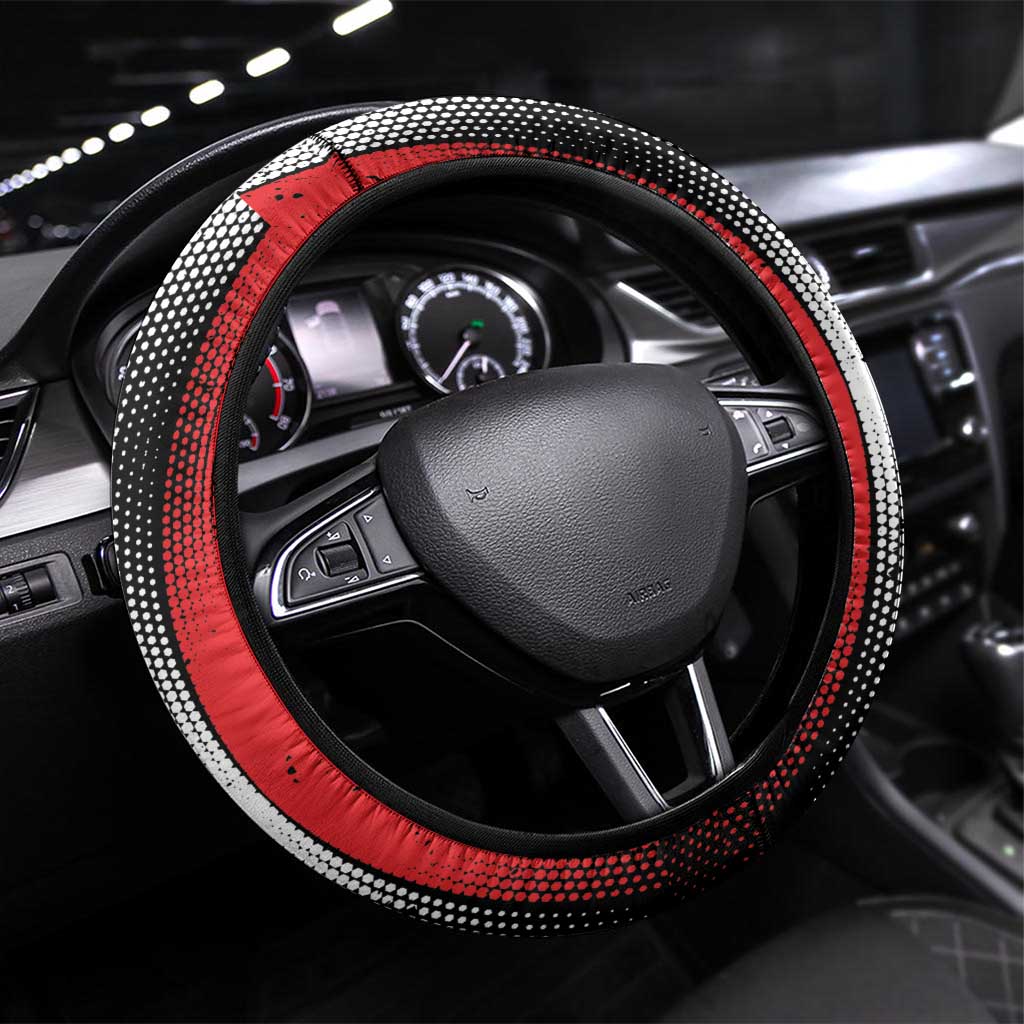 Slovakia Steering Wheel Cover The Eagle Double Cross Symbol - Wonder Print Shop