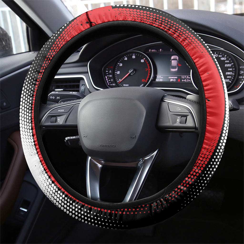 Slovakia Steering Wheel Cover The Eagle Double Cross Symbol - Wonder Print Shop