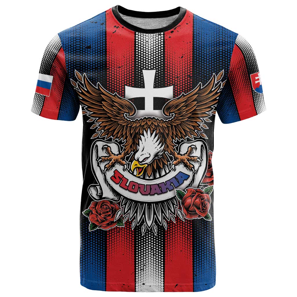 Personalized Slovakia T Shirt The Eagle Double Cross Symbol - Wonder Print Shop