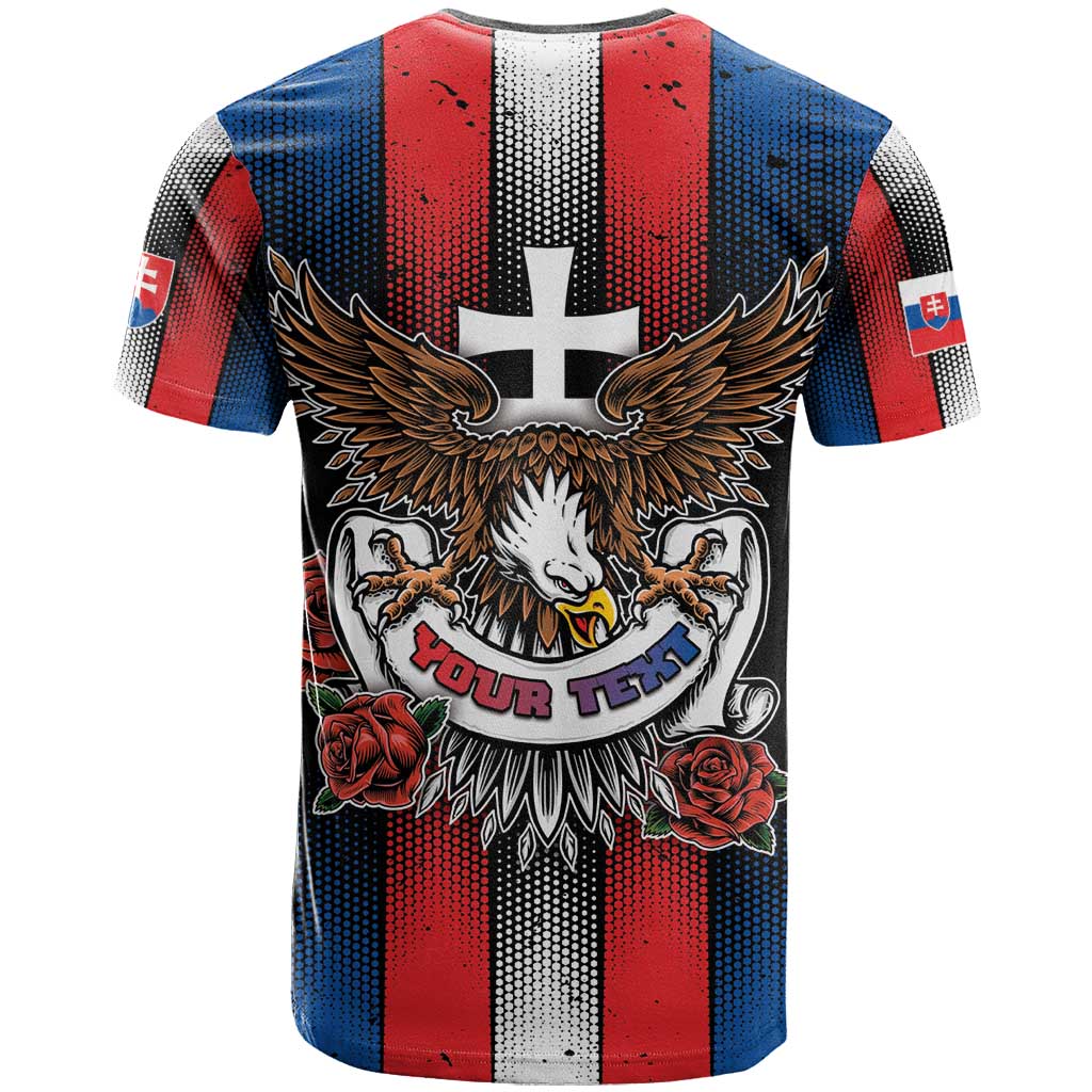 Personalized Slovakia T Shirt The Eagle Double Cross Symbol - Wonder Print Shop