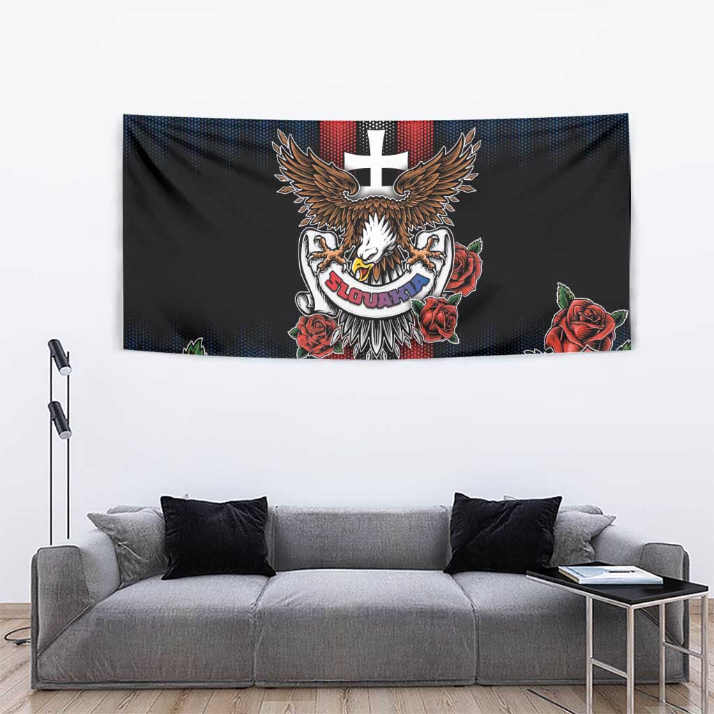 Slovakia Tapestry The Eagle Double Cross Symbol - Wonder Print Shop