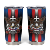 Personalized Slovakia Tumbler Cup The Eagle Double Cross Symbol - Wonder Print Shop