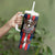 Personalized Slovakia Tumbler With Handle The Eagle Double Cross Symbol - Wonder Print Shop