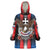 Personalized Slovakia Wearable Blanket Hoodie The Eagle Double Cross Symbol - Wonder Print Shop