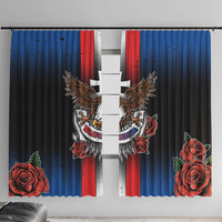 Slovakia Window Curtain The Eagle Double Cross Symbol - Wonder Print Shop