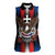 Personalized Slovakia Women Sleeveless Polo Shirt The Eagle Double Cross Symbol - Wonder Print Shop