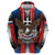 Personalized Slovakia Zip Hoodie The Eagle Double Cross Symbol - Wonder Print Shop