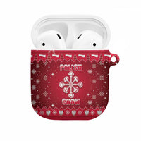 Poland Christmas AirPods Case Pierogi Polish Snow - Wonder Print Shop
