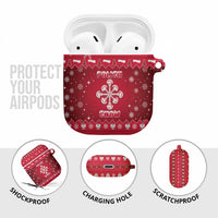 Poland Christmas AirPods Case Pierogi Polish Snow - Wonder Print Shop
