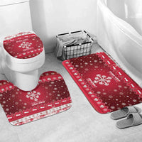 Poland Christmas Bathroom Set Pierogi Polish Snow - Wonder Print Shop