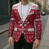 Poland Christmas Blazer Pierogi Polish Snow - Wonder Print Shop