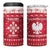 Poland Christmas 4 in 1 Can Cooler Tumbler Pierogi Polish Snow - Wonder Print Shop
