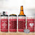 Poland Christmas 4 in 1 Can Cooler Tumbler Pierogi Polish Snow - Wonder Print Shop