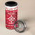 Poland Christmas 4 in 1 Can Cooler Tumbler Pierogi Polish Snow - Wonder Print Shop