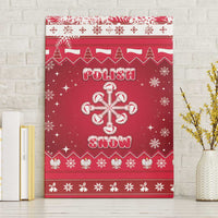 Poland Christmas Canvas Wall Art Pierogi Polish Snow - Wonder Print Shop