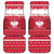 Poland Christmas Car Mats Pierogi Polish Snow - Wonder Print Shop