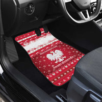 Poland Christmas Car Mats Pierogi Polish Snow - Wonder Print Shop