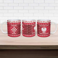Poland Christmas Ceramic Mug Pierogi Polish Snow - Wonder Print Shop