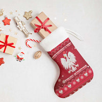 Poland Christmas Stocking Pierogi Polish Snow - Wonder Print Shop