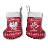 Poland Christmas Stocking Pierogi Polish Snow - Wonder Print Shop