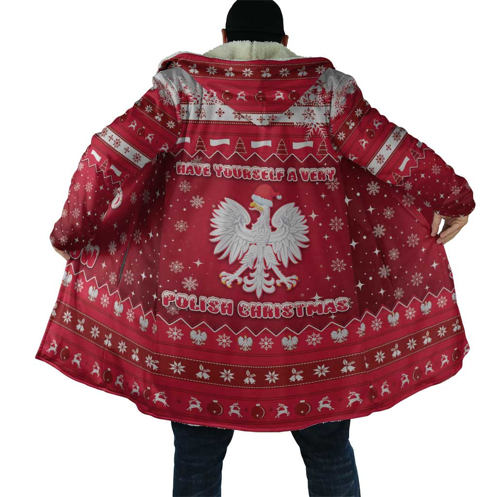 Poland Christmas Cloak Pierogi Polish Snow - Wonder Print Shop
