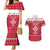 Poland Christmas Couples Matching Mermaid Dress and Hawaiian Shirt Pierogi Polish Snow - Wonder Print Shop