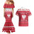 Poland Christmas Couples Matching Mermaid Dress and Hawaiian Shirt Pierogi Polish Snow - Wonder Print Shop