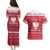 Poland Christmas Couples Matching Puletasi and Hawaiian Shirt Pierogi Polish Snow - Wonder Print Shop