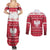 Poland Christmas Couples Matching Summer Maxi Dress and Long Sleeve Button Shirt Pierogi Polish Snow - Wonder Print Shop