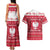 Poland Christmas Couples Matching Tank Maxi Dress and Hawaiian Shirt Pierogi Polish Snow - Wonder Print Shop