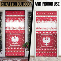 Poland Christmas Door Cover Pierogi Polish Snow - Wonder Print Shop