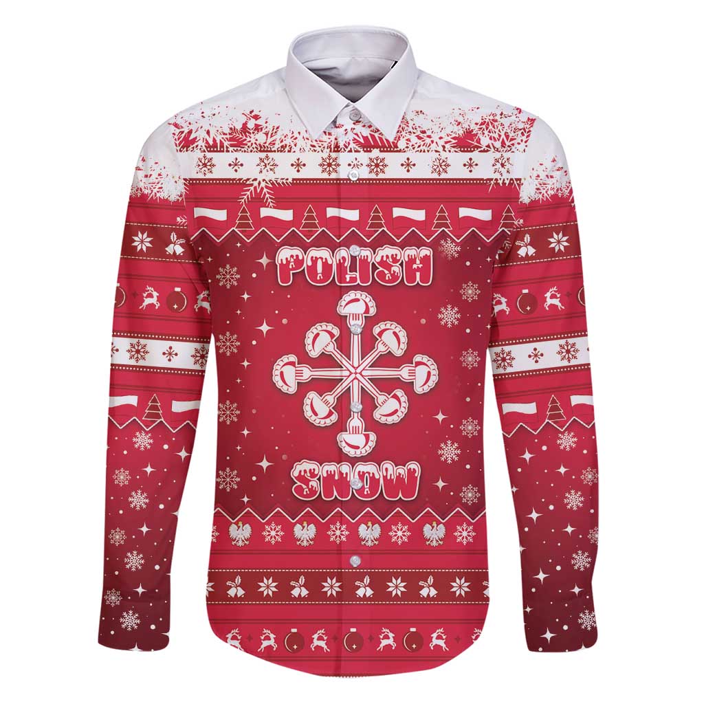 Poland Christmas Family Matching Puletasi and Hawaiian Shirt Pierogi Polish Snow - Wonder Print Shop