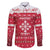 Poland Christmas Family Matching Short Sleeve Bodycon Dress and Hawaiian Shirt Pierogi Polish Snow - Wonder Print Shop