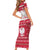 Poland Christmas Family Matching Short Sleeve Bodycon Dress and Hawaiian Shirt Pierogi Polish Snow - Wonder Print Shop