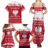 Poland Christmas Family Matching Summer Maxi Dress and Hawaiian Shirt Pierogi Polish Snow - Wonder Print Shop