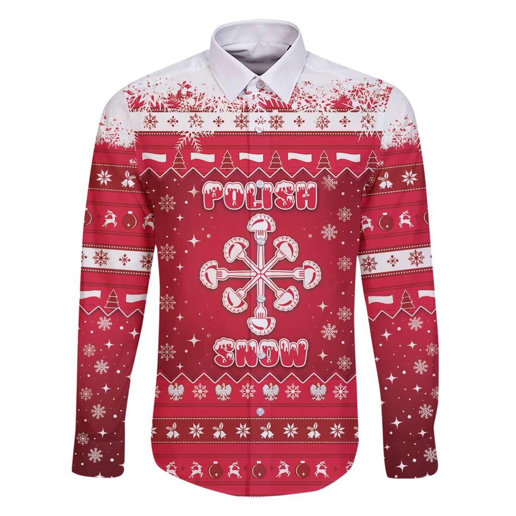 Poland Christmas Family Matching Summer Maxi Dress and Hawaiian Shirt Pierogi Polish Snow - Wonder Print Shop