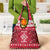 Poland Christmas Grocery Bag Pierogi Polish Snow - Wonder Print Shop