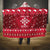 Poland Christmas Hooded Blanket Pierogi Polish Snow - Wonder Print Shop