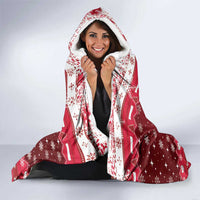 Poland Christmas Hooded Blanket Pierogi Polish Snow - Wonder Print Shop