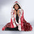 Poland Christmas Hooded Blanket Pierogi Polish Snow - Wonder Print Shop