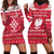 Poland Christmas Hoodie Dress Pierogi Polish Snow - Wonder Print Shop