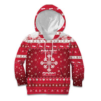 Poland Christmas Kid Hoodie Pierogi Polish Snow - Wonder Print Shop