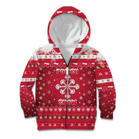 Poland Christmas Kid Hoodie Pierogi Polish Snow - Wonder Print Shop