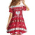 Poland Christmas Kid Short Sleeve Dress Pierogi Polish Snow - Wonder Print Shop