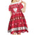 Poland Christmas Kid Short Sleeve Dress Pierogi Polish Snow - Wonder Print Shop