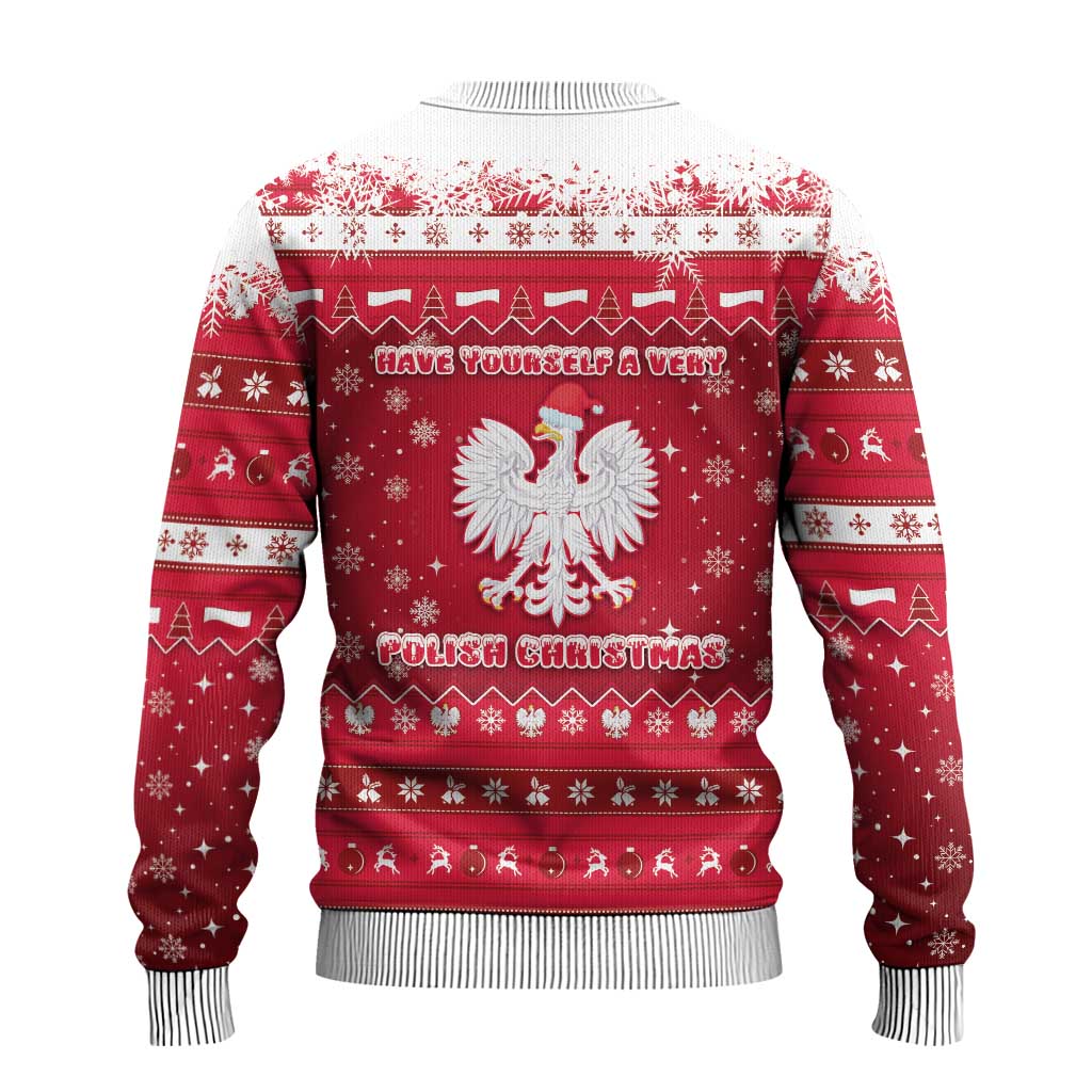 Poland Christmas Ugly Christmas Sweater Pierogi Polish Snow - Wonder Print Shop