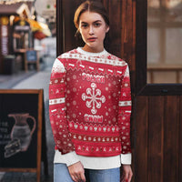 Poland Christmas Ugly Christmas Sweater Pierogi Polish Snow - Wonder Print Shop