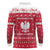 Poland Christmas Long Sleeve Polo Shirt Pierogi Polish Snow - Wonder Print Shop