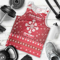 Poland Christmas Men Tank Top Pierogi Polish Snow - Wonder Print Shop